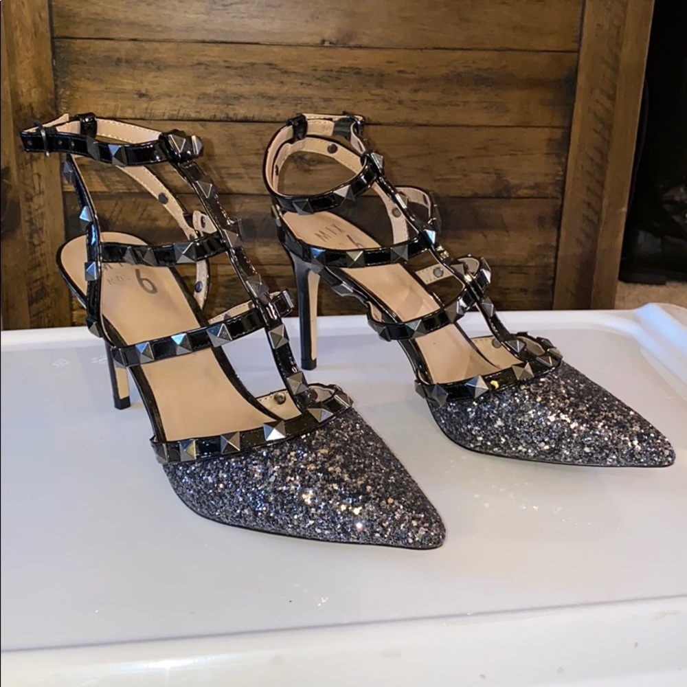 Sparkly high heels